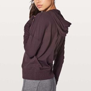 Lululemon Lead the Pack Hoodie Black Cherry 6